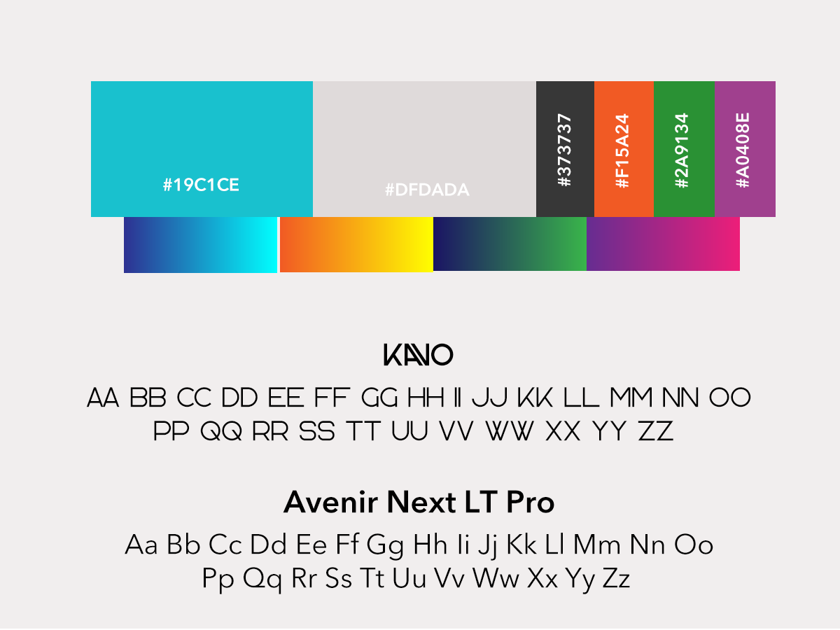 Verve Colors and Fonts